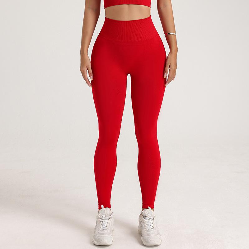 Sportovní kalhoty s vysokým pasem na zvednutí boků broskvové kalhoty Nude Fitness Yoga Kalhoty Úzké kalhoty Nine Minute