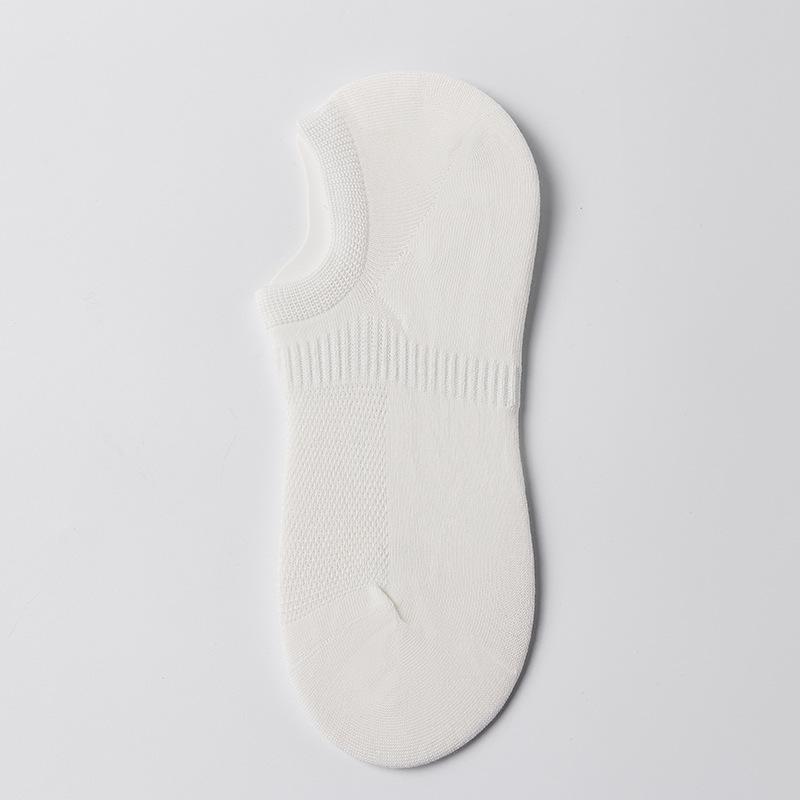 Pure Cotton Men's Solid-color Short Socks, Casual Cotton Socks, Boat Socks, Smelly and Sweat-absorbing, Invisible Socks for Spring and Summer