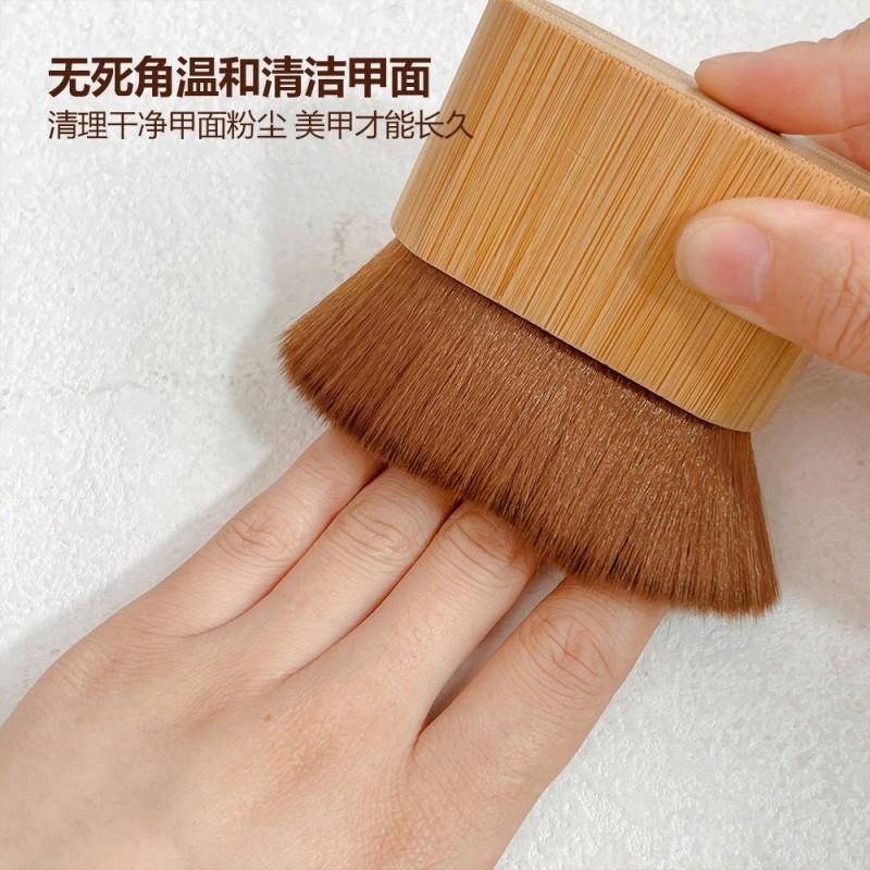 Nail Dust Brush Short Handle Removal Soft Bristles Surface Cleaning
