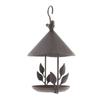 Rainproof Bird Food Dispenser Windproof Bird Feeding Dish Garden Decor Bird Water Bowl  Yard