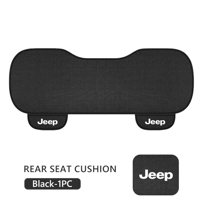 For Jeep Universal Car Seat Cushion Summer Ice Silk Front Back Seat Pad Grand Cherokee Patriot Renegade Compass Wrangler AJT1