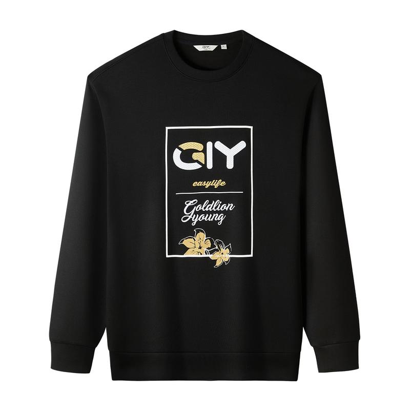 Goldlion Men s Round Neck Pullover Sweatshirt S