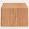 MUJI Stacking Chest, 37cm W X 28cm D X 18.5cm H, Half, 2 Drawers, Oak Veneer, 12381204