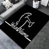 Dance Moves Logo Custom Name Carpet Rug For Living Room Bedroom Home Sofa Decoration Kids Play Nonslip Floor Mat