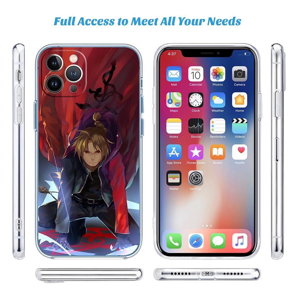 LO45 Fullmetal Alchemist Phone Case for LG K22 K30 K40 K40S K41 K42 K50 K50S K51 K51S K52 K61 K62 K71 K92 Q60 Q61 V40 V50 V60