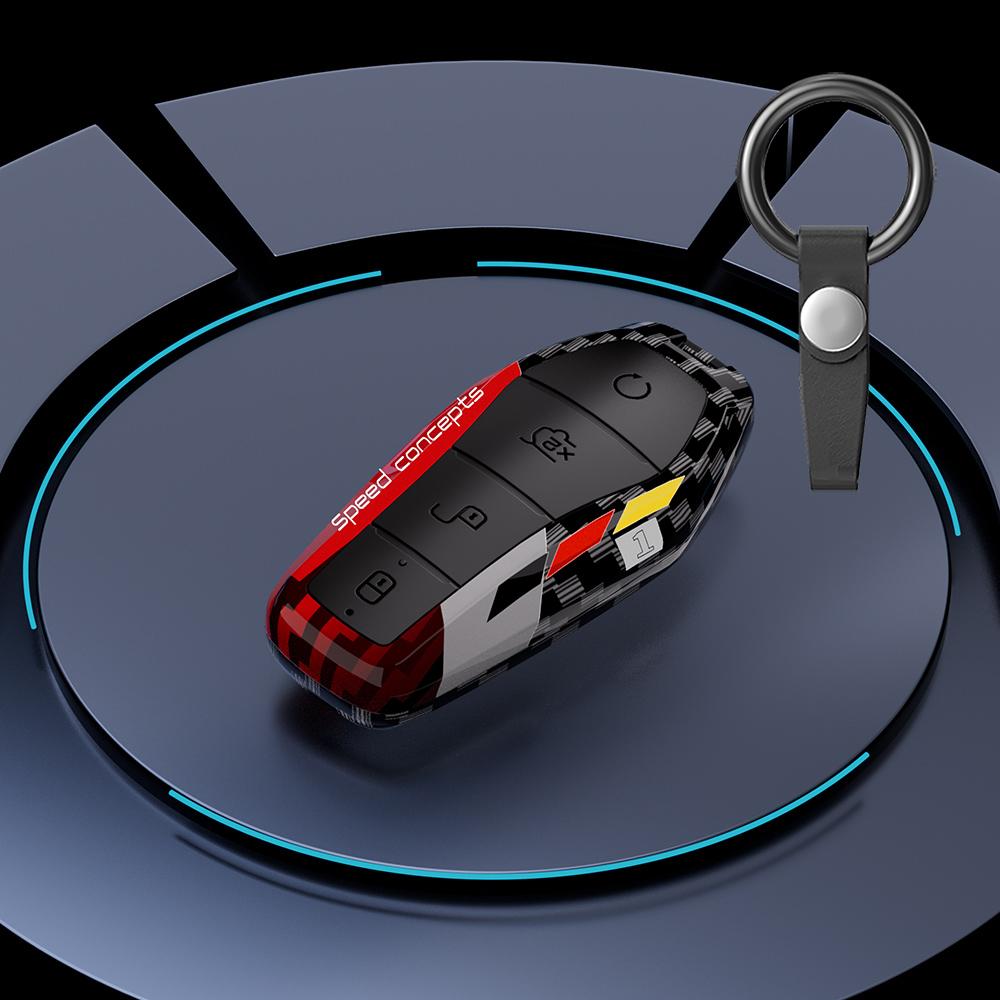 Graffiti Car Key Case Cover Shell Fob For Byd Tang Ev600 Han Ev Yuan Atto 3 Song Plus Pro Max Dmi Qin Auto Accessories