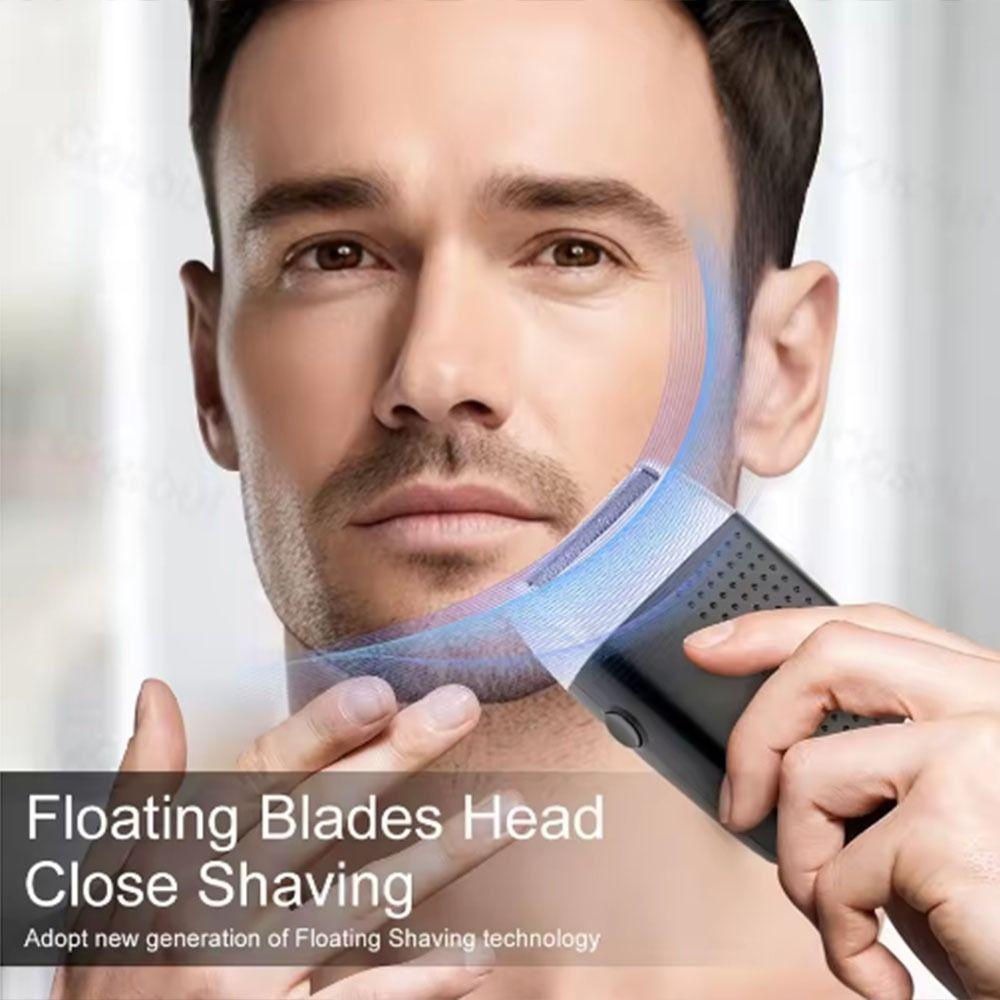 Quiet Operation Electric Razor Ultra Clean Shaving Beard Machine Men Beard Trimmer  Household