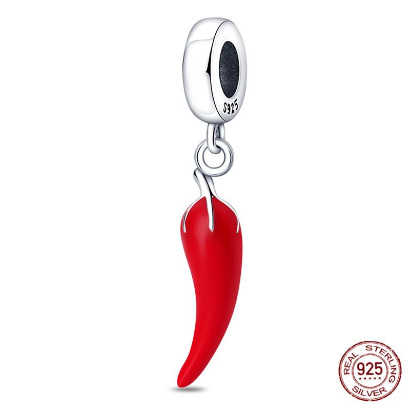 Charms Bead Copper Lemon Fruit Dangle Fit Bangle Bracelet Necklace Diy Jewelry Gift