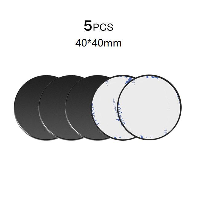 1/3/5Pcs Metal Plate Disk For Magnetic Auto Car Phone Stand Holder Universal Iron Sheet Sticker Mobile Phone Magnet Stand Mount