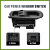 Power Window Switch 2029885 1791339 for Ford Transit MK8 Custom 2014-2023 Driver Side Door Power Window Control with Light Switch Black Vehicle