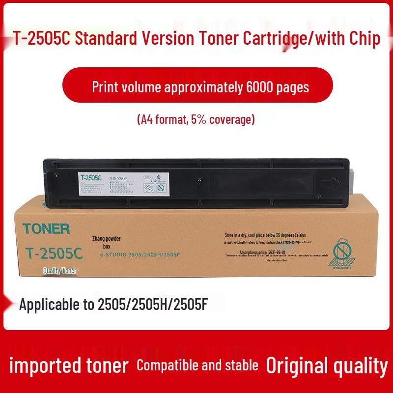 

Compatible Toshiba Toner Cartridge for Models: 2303A, 2523A, 2323AM, 2006, 2505, 2507, 2802A (T2309C)
