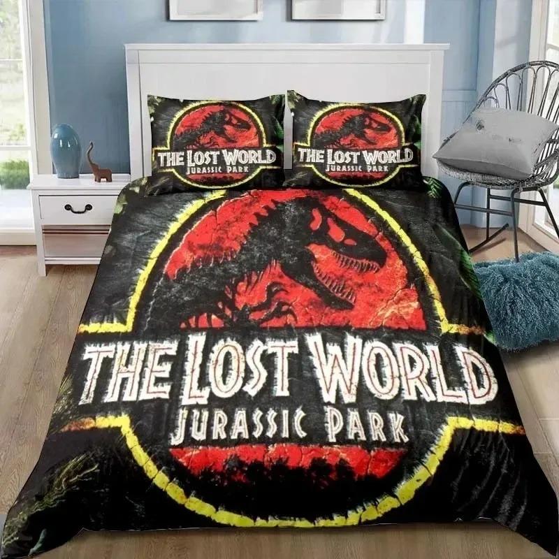 Comforter Jurassic Dinosaur Park World Bedding Set Bedroom Soft Modern S Comefortable And Comforter (quilt)-EU Single(135*200cm)3pcs