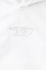 Diesel Sweatshirt Hoodie HOOD A14737RIAJH 100 White XS Women's F-REGGY D-FOIL