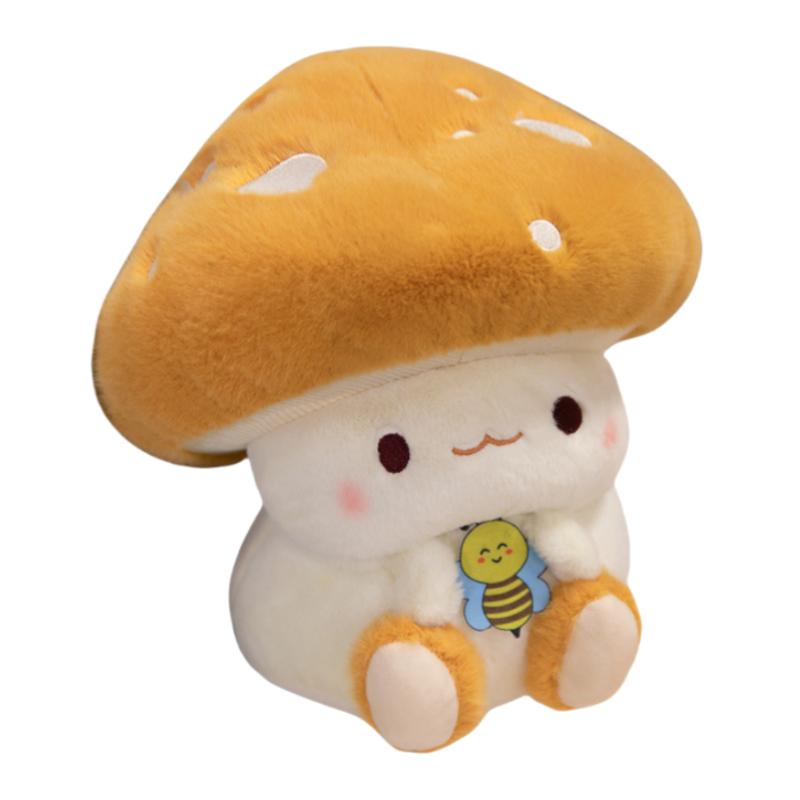 Creative Mushroom Plush Dolls Simulation Plant Pillow Lovely Mushroom Stuffed Toys Home Decor Sleep Cushion Cute Gift Present