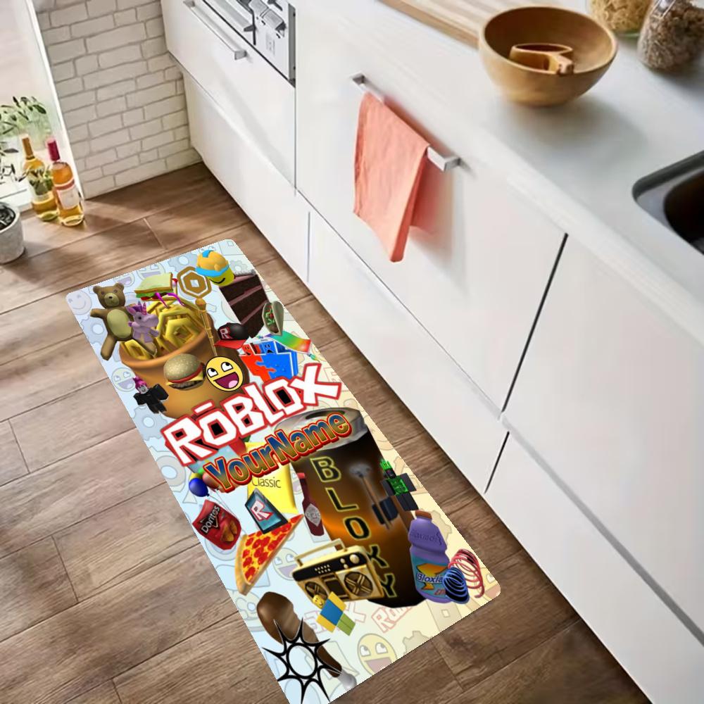 Roblox Customize Your Name Kitchen Rug Runner Rug Laundry Mat Hallway Entryway The Best Gift Choice