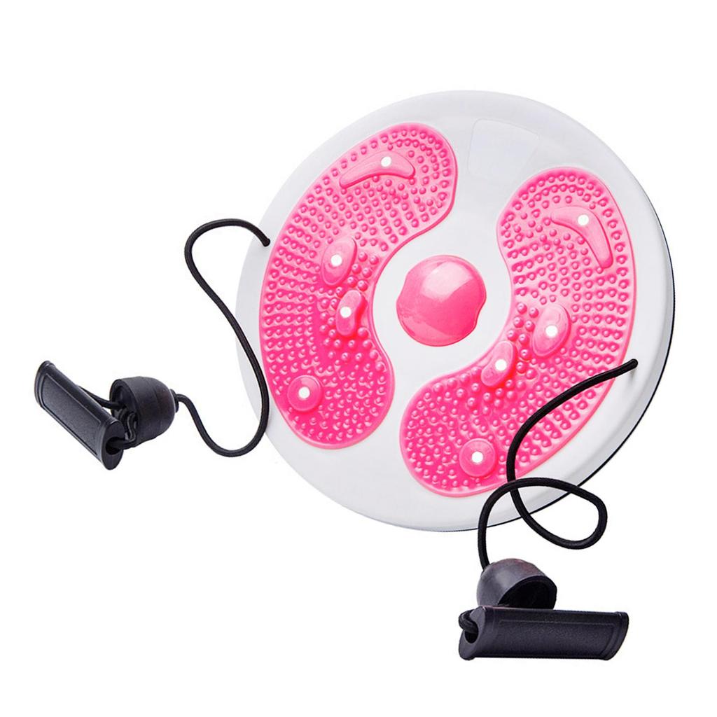 Twist Exercise Board Ergonomic Abdominal Workout Device for Thighs Arms Hips Pink