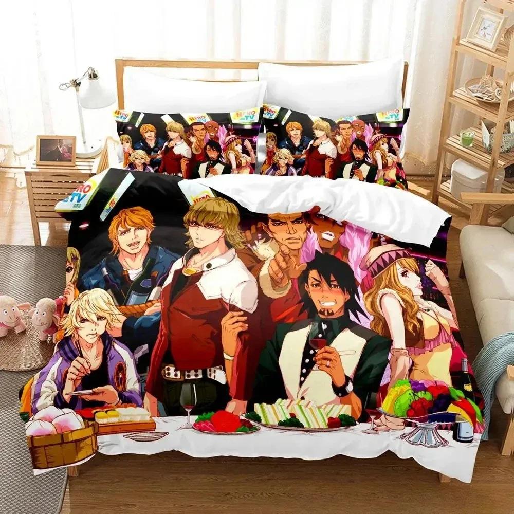 Tiger & Bunny Comfortable Duvet Quilt Cover Pillowcase Bedding Set Children Bedroom Decoration Home Textile