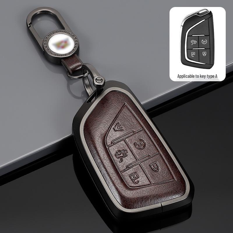 Cadillac Key Protective Shell: Fits XT4, XT5, XT6, CT4, CT5 - Original Car Key Cover with Buckle.