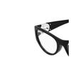 Gucci Full frame design acetate cat eye optical frame women's black Black 54 glasses case (random size and color) + glasses cloth