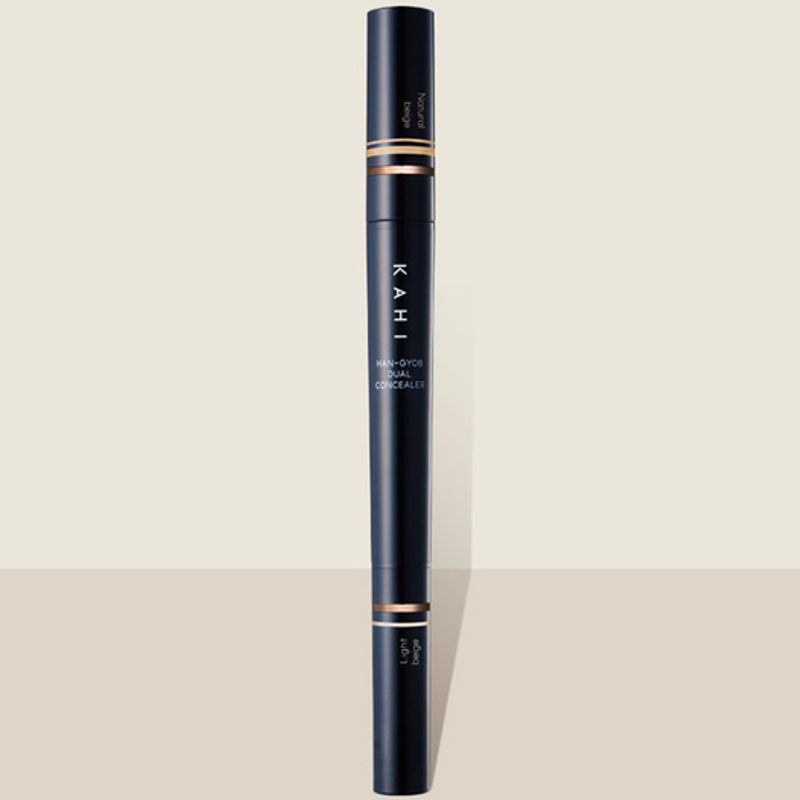 KAHI Kahi Single-Layer Dual Concealer (Expiration Date: April 2026) Natural Beige 0.60g Light Beige 0.20g