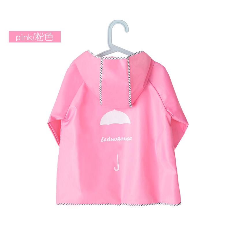 

Cute Yellow Raincoat Kids Waterproof Rain Poncho Rain Coat Plastic Suit School Thick Boys Rain Jacket Cover Impermeable Gift S розовый