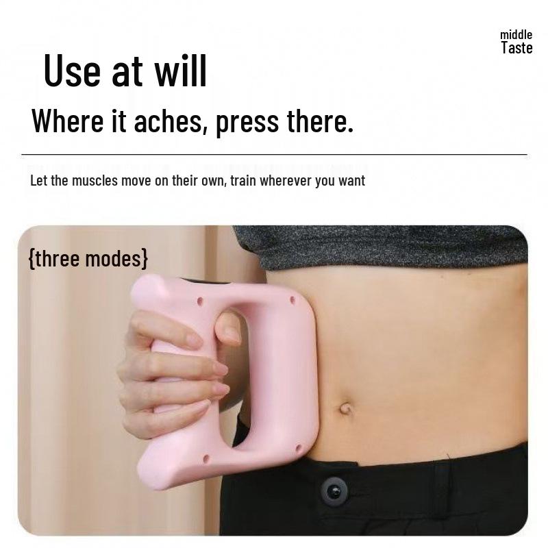 Professional-Grade Silent Vibration Massager: Mini Fat-Burning Fascia Yoga Ring