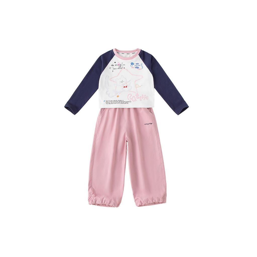 Girl Girl Cotton Long Sleeve T Shirt And Pants Set For Spring And Autumn Playtime Comfort