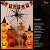 Light-Up Halloween Pumpkin Lantern Ornaments for Bar and Storefront Decor