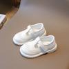 Korean Fashion Versatile Casual Little Girls Princess Leather Children Shoes