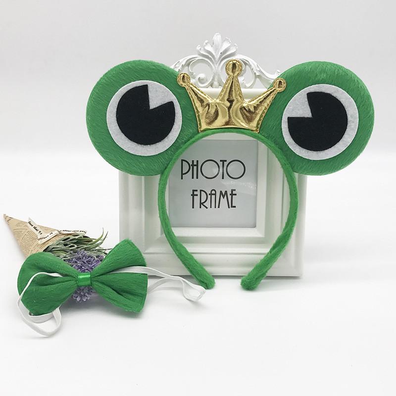 Froschkönigin Haarband Kinder Party Kopfschmuck Handgefertigt für Schulveranstaltungen und Theaterstücke