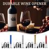 4Pcs/Set Wine Bottle Opener 4-in-1 Air Pump Pressure Opener Foil Cutter Inflatable Pourer Vacuum Stopper Wine Cork Extractor