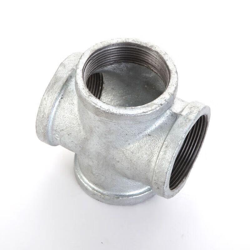 JTH Galvanized Female Threaded Cross Pipe Fitting