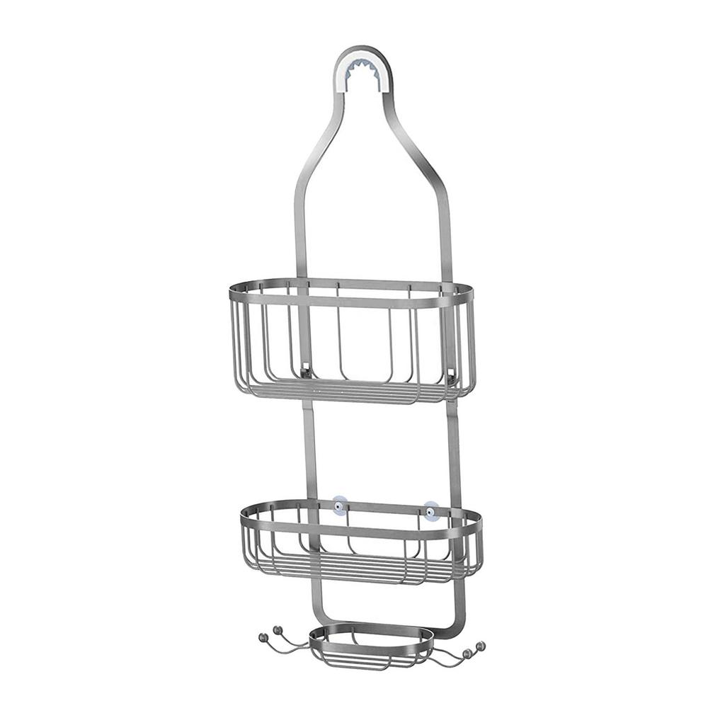 Stainless Steel Hanging Shelf Organizer Storage Bracket - Chrome plate