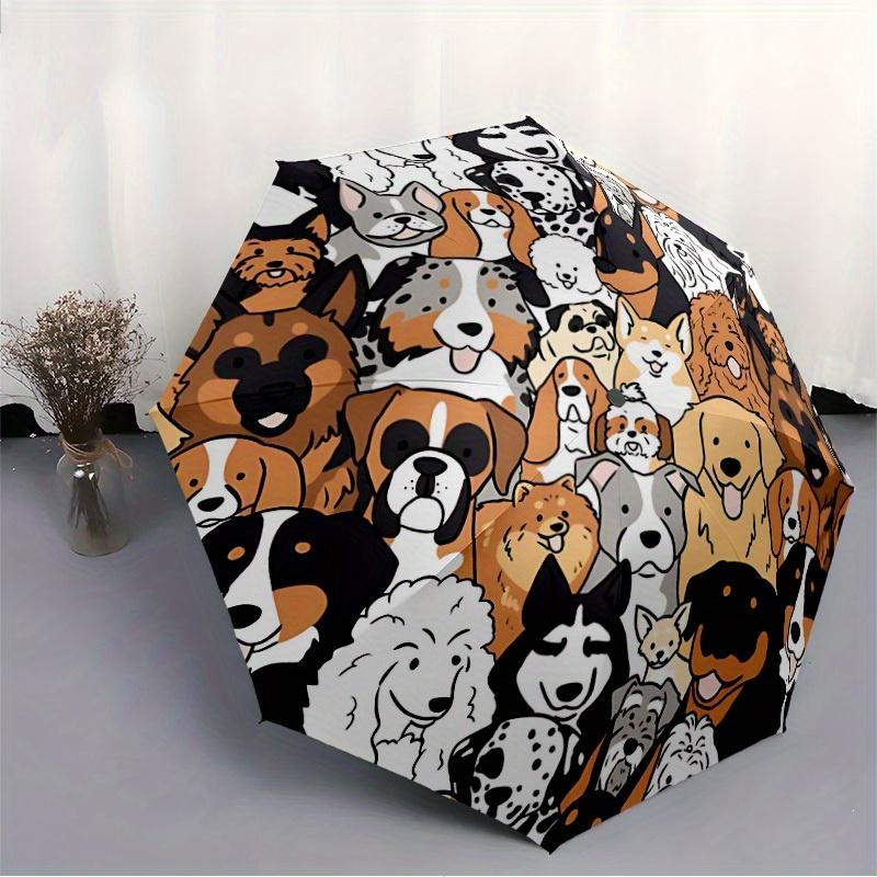 1pc Dogs Pets Automatic Open/close, All-Season Portable Folding Umbrella, Travel, Everyday, Formal Events127