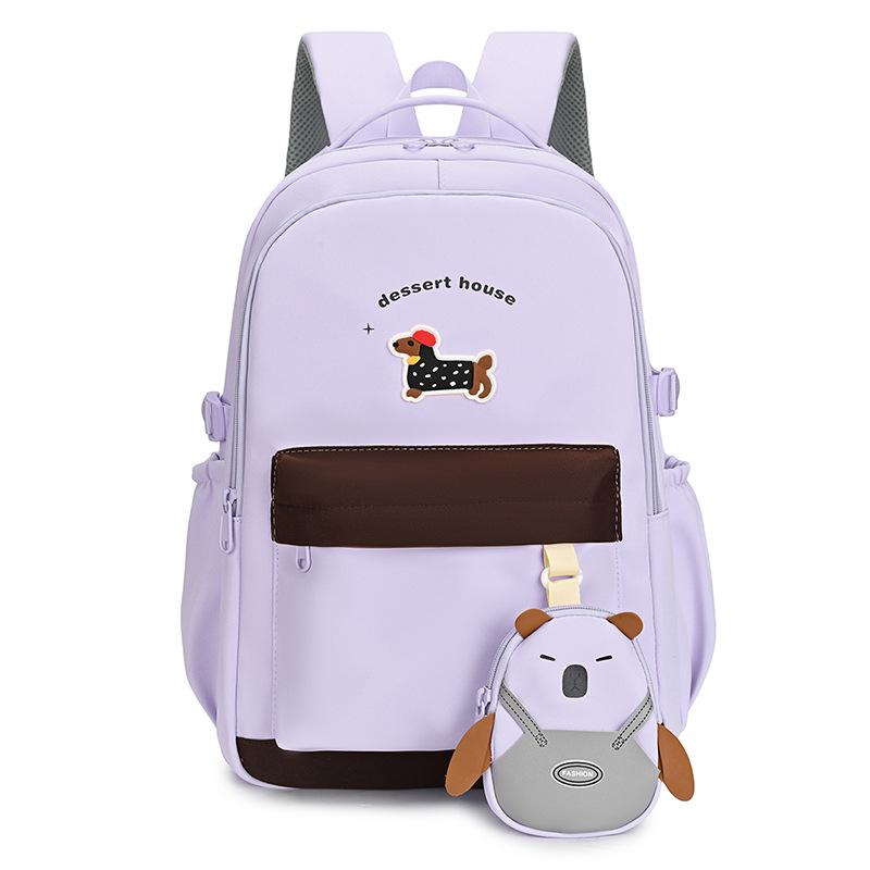 Schultasche für Mädchen, Mittelstufe, Grundschüler, 11 neue Nische, hochwertiger Doppel-Schultergurt, große Kapazität, Rückenschutz