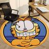 1pc Garfield Cat Office Round Area Rug, Under Office Chairs Bedroom Living Room Home Decor a1022384
