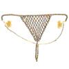 Mixed Color Mesh Bra Chain, European And American Popular Party Personalized Diamond-Encrusted Bikini Set Chain