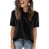 Women's Fashion Casual Round Neck Short Sleeve Shirt