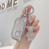 TPU Car Remote Key Cover Case Holder Shell Chain Protector Fob For BMW New 530Li I5 iX1 X1 X5 840I 740Li iX I7 X6 X7 5 7 Series