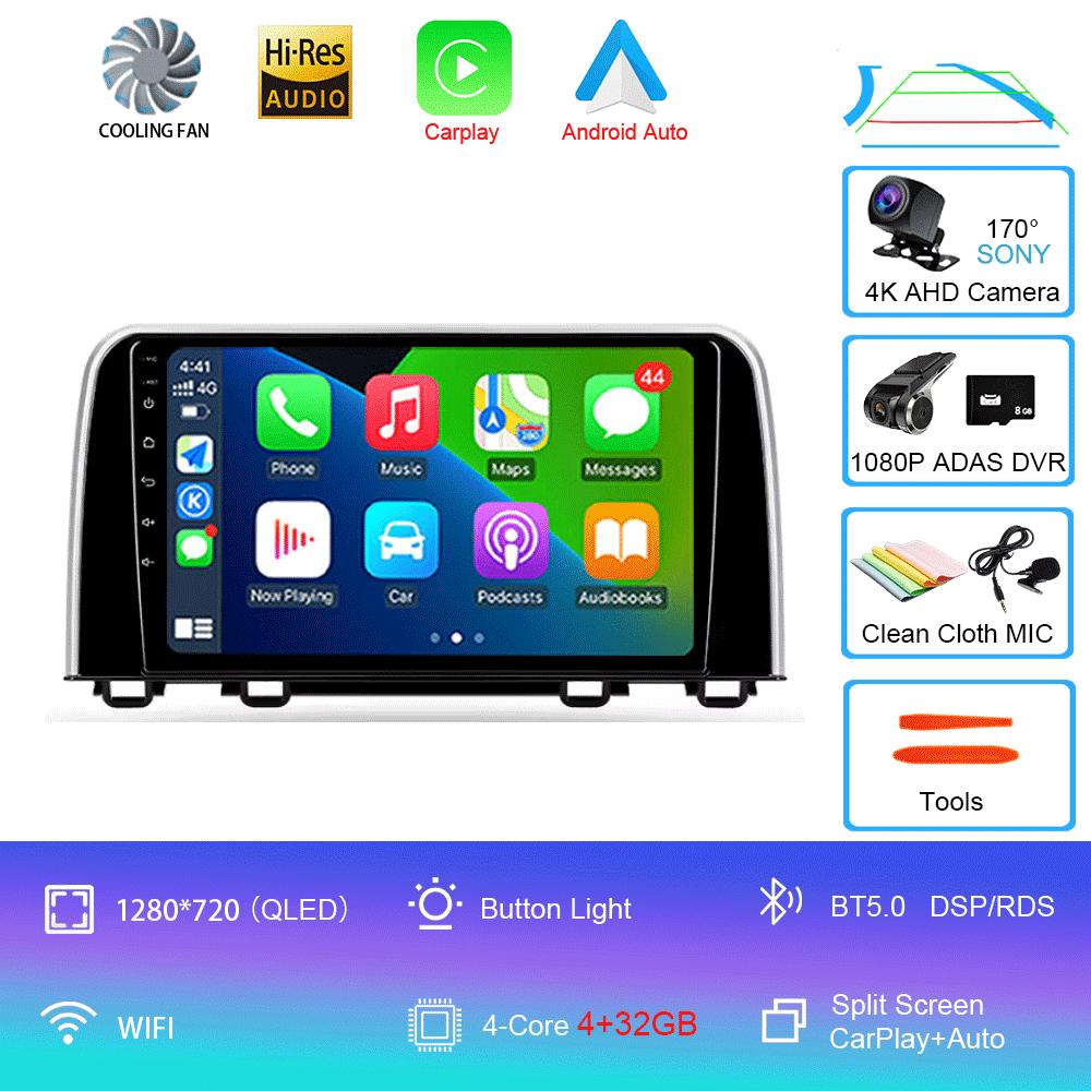Android 14 For Honda CRV CR-V 5 RT RW 2017 - 2022 Car Radio Multimedia Video Player Navigation stereo GPS No 2din 2 din dvd