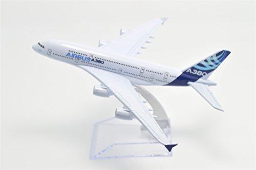 TANG DYNASTY 1/400 16cm Airbus A380 Alloy Airplane Model Toy