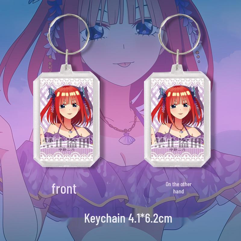 Klíčenka a záložka Nino Nakano z The Quintessential Quintuplets Dárková sada