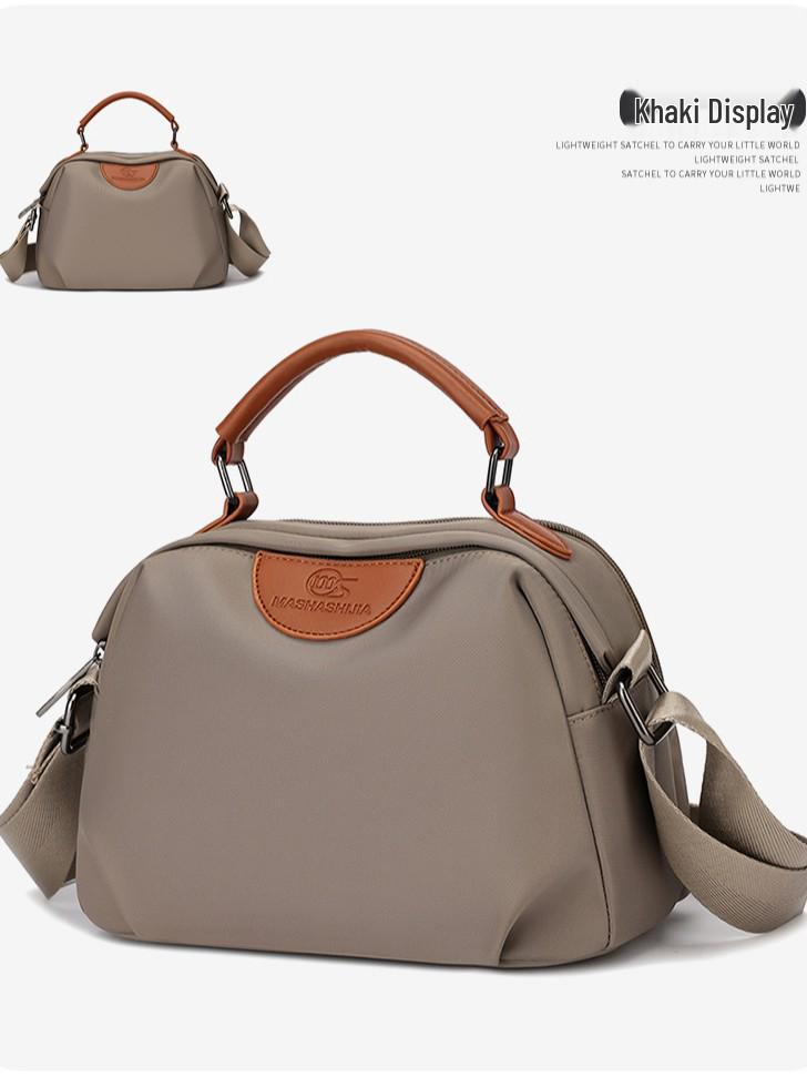 Premium Oxford Cloth Waterproof Crossbody Bag - Lightweight, Multi-Layer, Large Capacity, Casual Single Shoulder Handbag