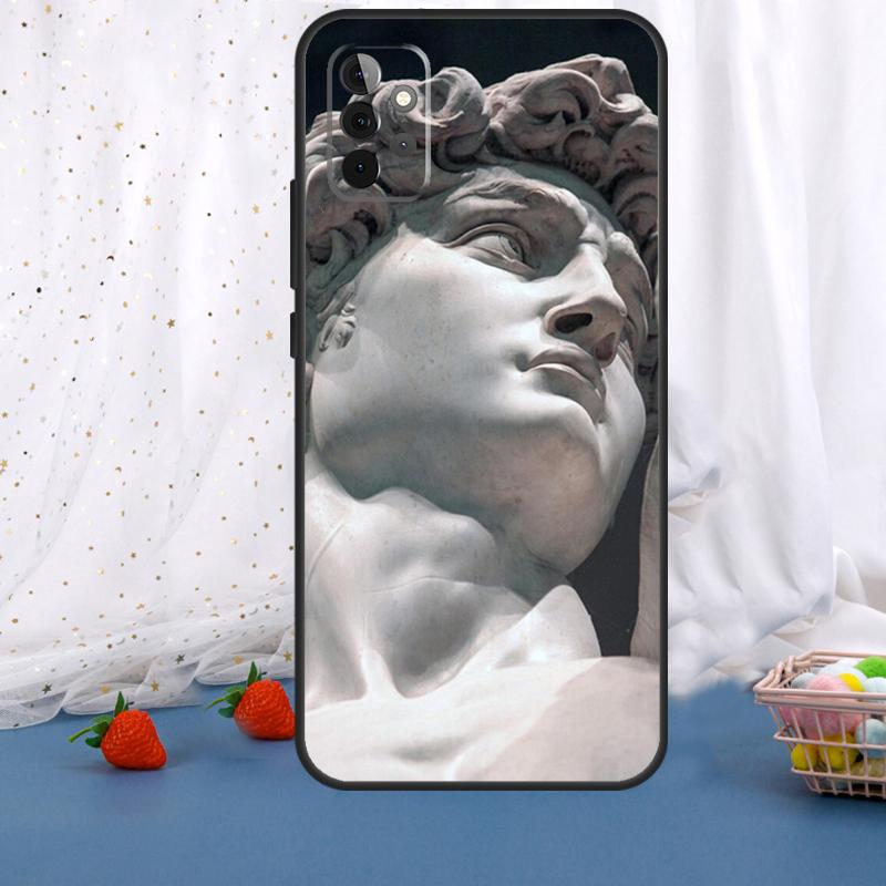 Greek Statue Wearing Hoodie For Samsung Galaxy A36 A26 A16 A05 A06 A54 A34 A14 A22 A32 A52 A55 A35 A15 A53 A13 A56 Case