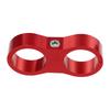 uxcell AN12 Car Hose Separator Clamp Fuel Line Connector Fuel Hose Red 3 Pieces Aluminum Alloy