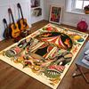 "Vintage Circus Tent with Elephants" Patterned Carpet a Non Slip Rug Suitable for All Seasons and Any Setting, Gift