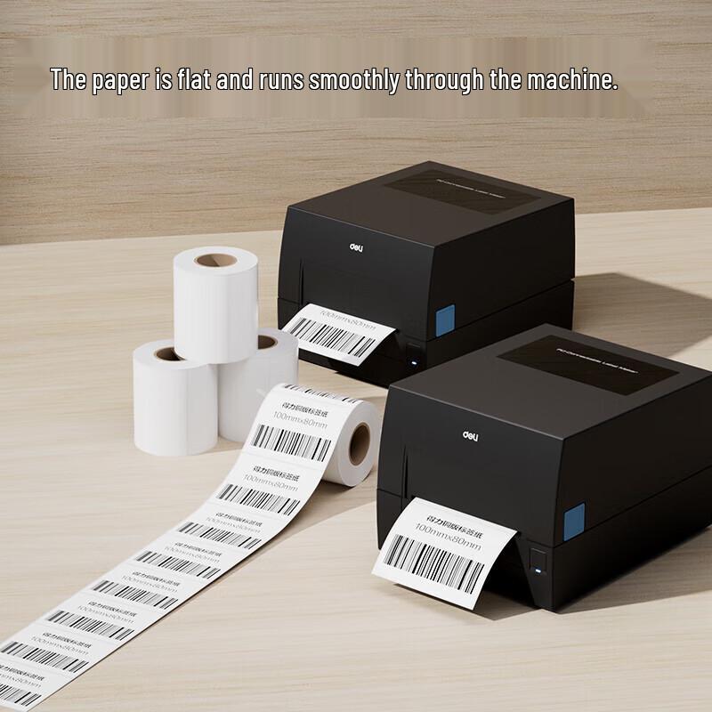 Deli Coated Paper Barcode Labels 50x30mm