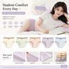 5Pcs Knitted Fabric Seamless Triangle Panties Large Size Mid Waist Underwear  Comfortable Daily Wear