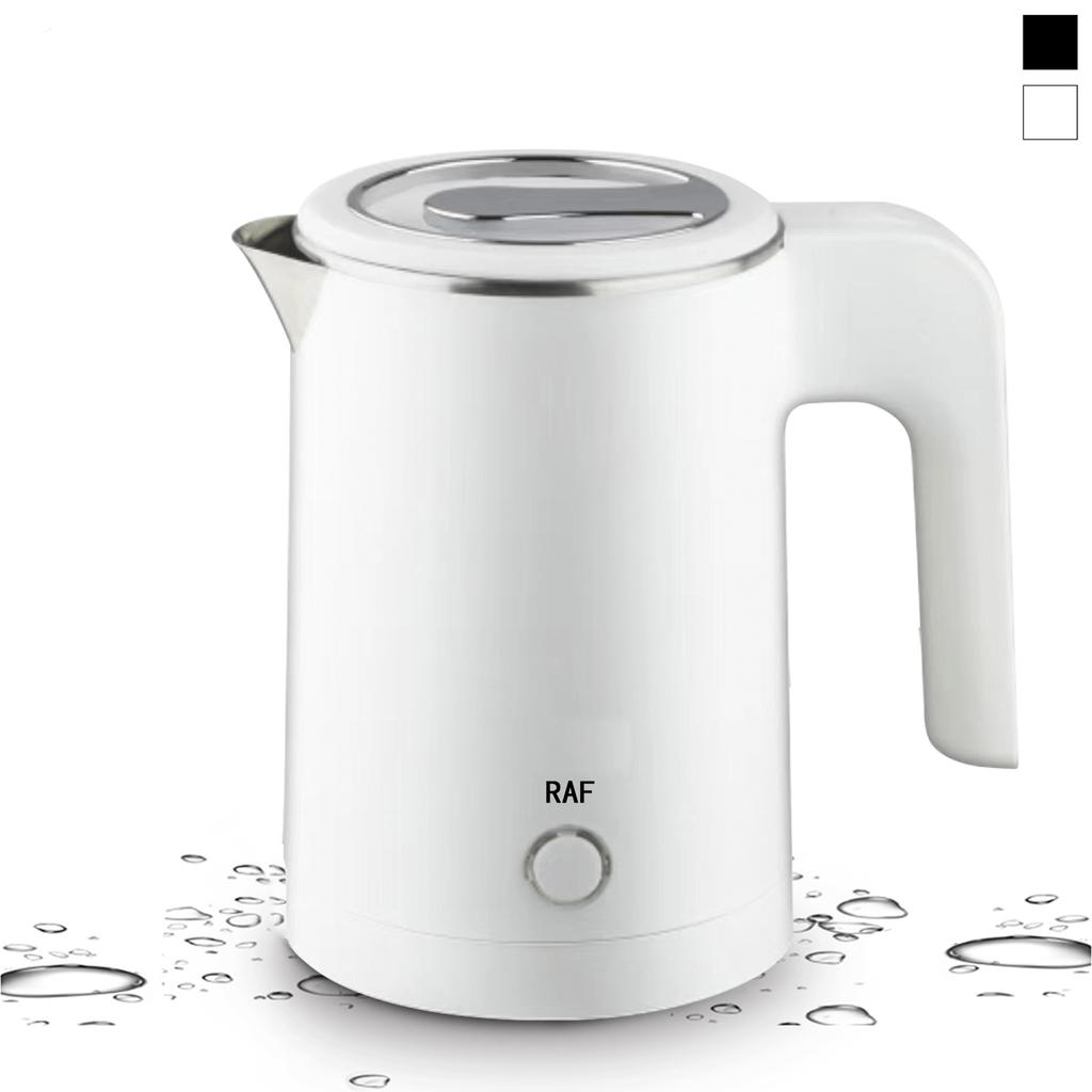 Bouilloire électrique de voyage pour thé et café 0,8 L en acier inoxydable, bouilloire à eau portable pour hôtel, voyage en famille, cuisine, bouilloire intelligente