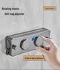 Retractable Steel Wire Indoor Clothesline: Double-Line Invisible Drying Rack for Balcony Use